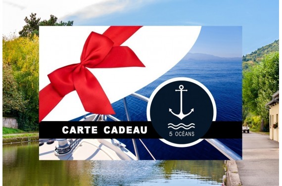 PERMIS CÔTIER + FLUVIAL CANNES - CARTE CADEAU À IMPRIMER